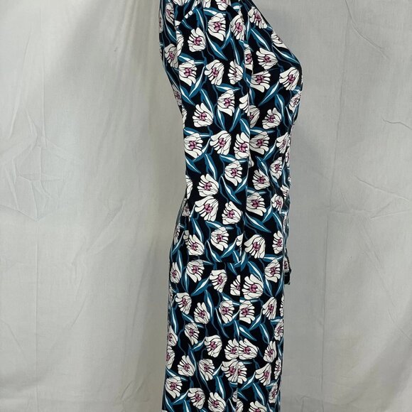 Diane von Furstenberg Women's Julian Two Wrap Dress Fortune Vine Print Size XS - Picture 8 of 8